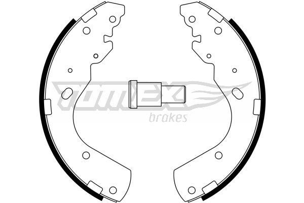 Sada brzdových čeľustí TOMEX Brakes